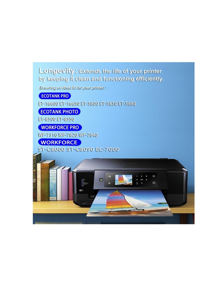 Terabyte C9345 Ink Maintenance Box Remanufactured for EcoTank Pro ET-5880 ET-5850 ET-5800 ET-16600 ET-16650 Workforce Pro WF-7820 WF-7840 ST-C8000 Printer - Image 2