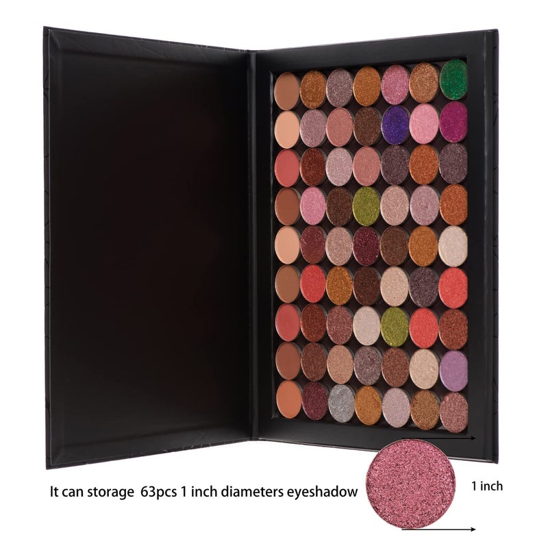 Allwon Extra Large Magnetic Palette Empty Makeup Palette for Eyeshadow Lipstick Blush Powder (Diamond shape) - Image 4