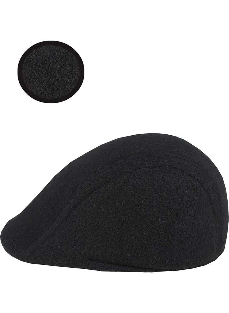 Varetta Men's Cap Cashmere Black Winter Ear Hat