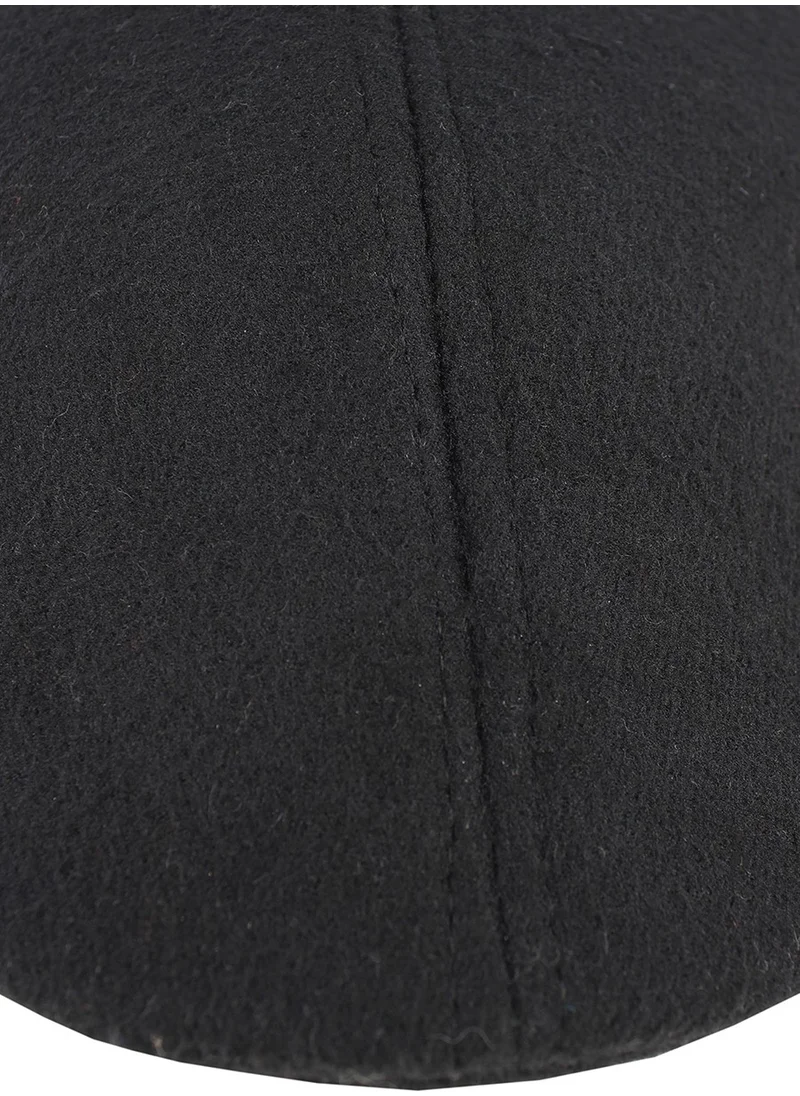 Varetta Men's Cap Cashmere Black Winter Ear Hat