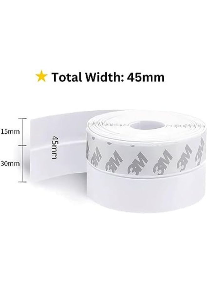 TEGRILO Weather Stripping Door Seal Silicone Door Bottom Seal Soundproof Weather Stripping Anti-Collision Adhesive Solid Seal Strip for Doors and Windows Gaps - Image 3