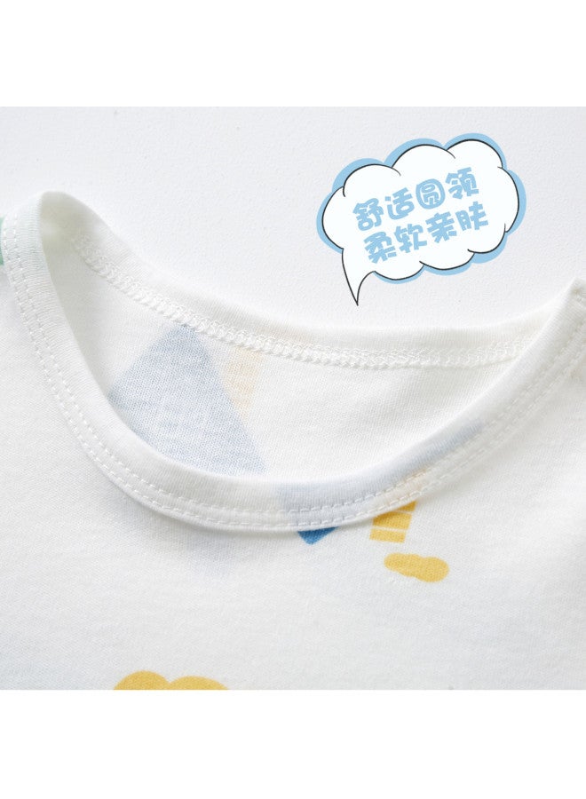 Doxiluka Baby Thermal Underwear Spring/autumn Cotton Kids Pajamas Boys Girls Homewear Toddler Underwear 100% Cotton Separates Set - Image 4