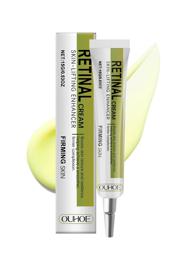 OUHOE Retinal Cream，Retinal Shot Tightening Booster,Retinol Shot Tightening Serums,Retinal Mild Facial Care Liquid -15g - Image 1