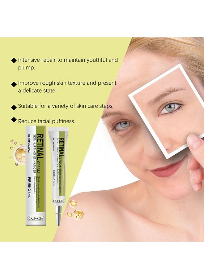 OUHOE Retinal Cream，Retinal Shot Tightening Booster,Retinol Shot Tightening Serums,Retinal Mild Facial Care Liquid -15g - Image 5