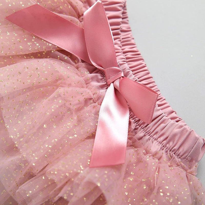 MaBaby Baby Girls My 1st Birthday Outfits Long Sleeve Floral Lace Romper + Tutu Skirt + Headband Set - Image 5
