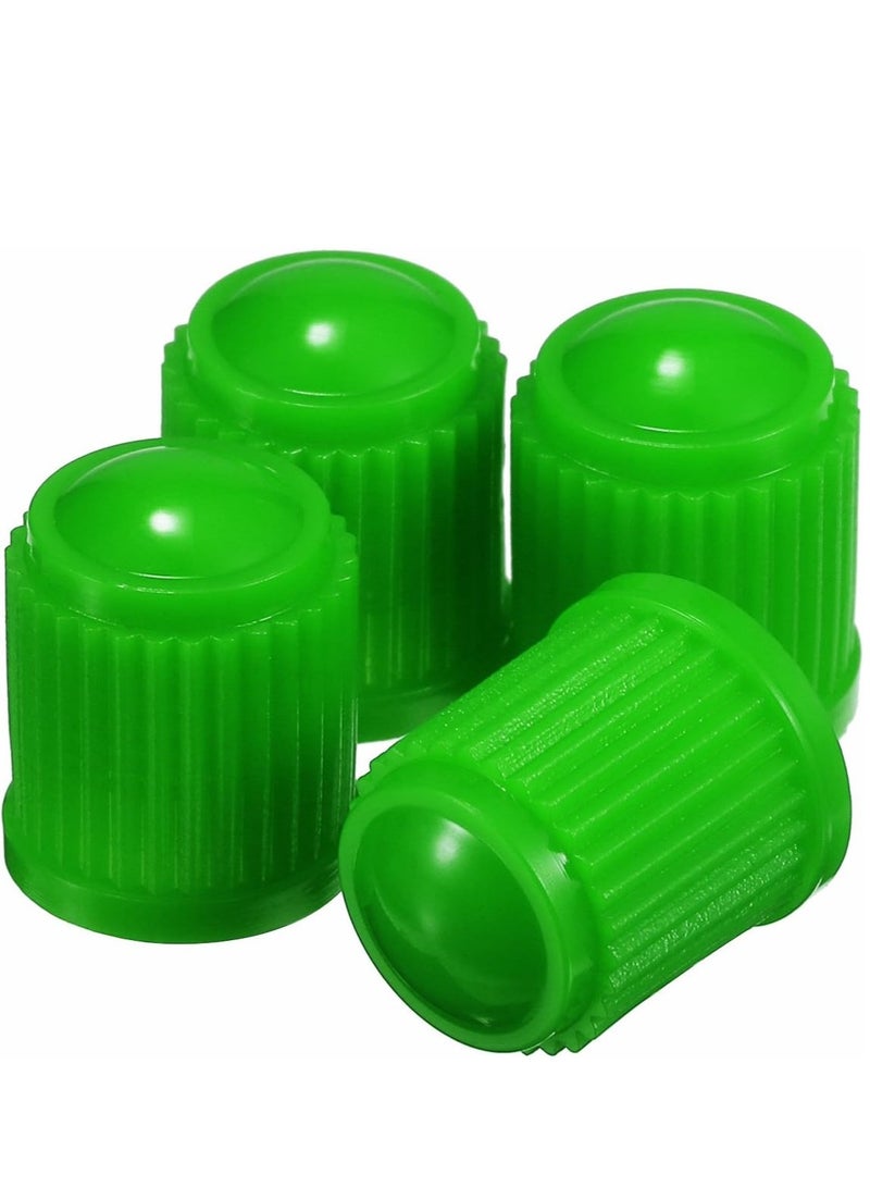 Bukela 20 Pack Tyre Valve Dust Caps for Car, Motorbike, Trucks, Bike, Bicycle (Green) - Image 1