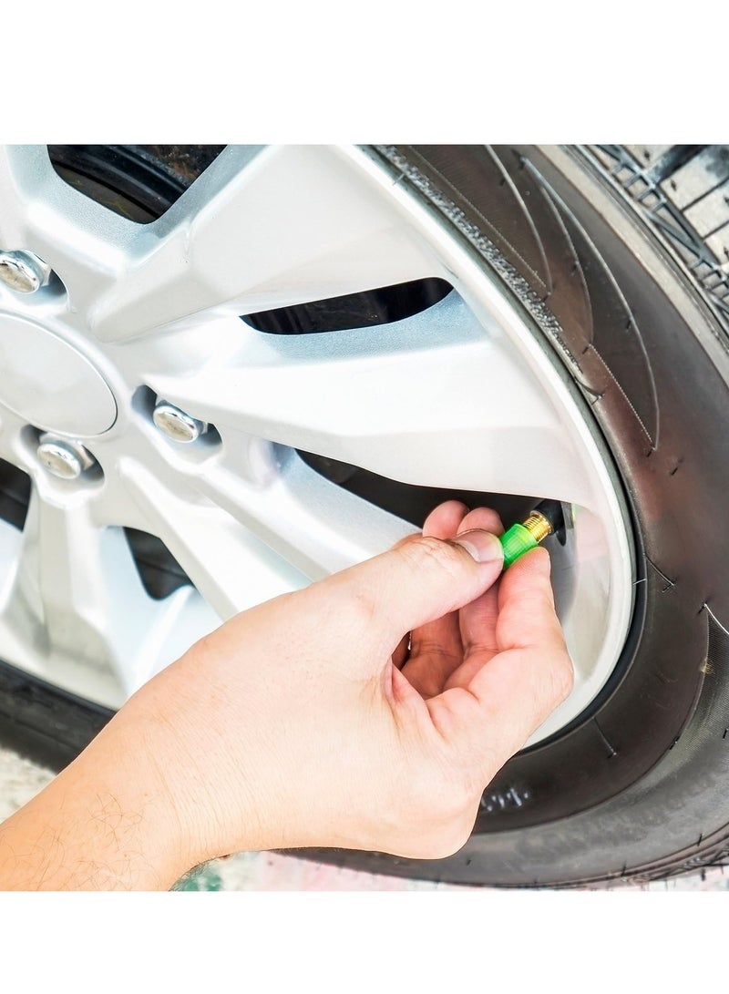 Bukela 20 Pack Tyre Valve Dust Caps for Car, Motorbike, Trucks, Bike, Bicycle (Green) - Image 3