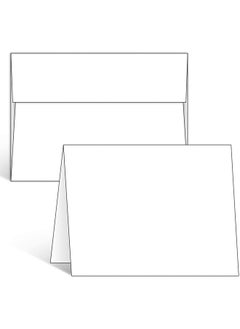 Ohuhu White Cards And Envelopes 200 Pack, Ohuhu 5 X 7 Heavyweight Folded Cardstock And A7 Envelopes For Diy Greeting Cards, Wedding, Birthday, Invitations, Thank You Cards & All Occasion  - Image 1