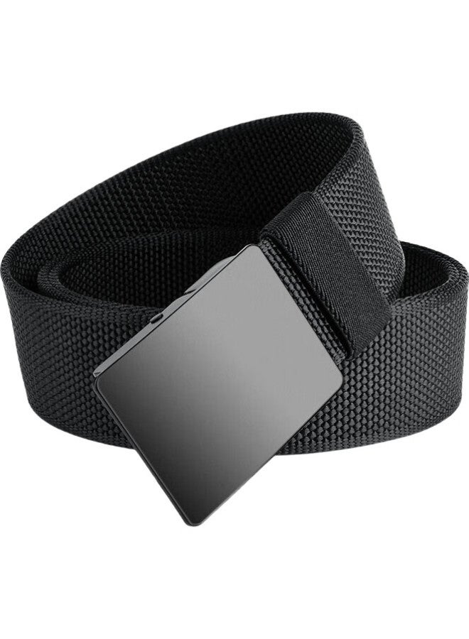 JEVI Jiweinanshi Thickened Nylon Belt, Casual Versatile Automatic Buckle Woven Canvas Belt, Jeans Belt, Holiday Gift - Image 2