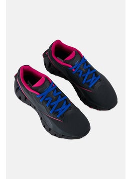 Reebok Women Zig Dynamica 4 Lace Up Running Shoes, Dark Grey  - Image 3