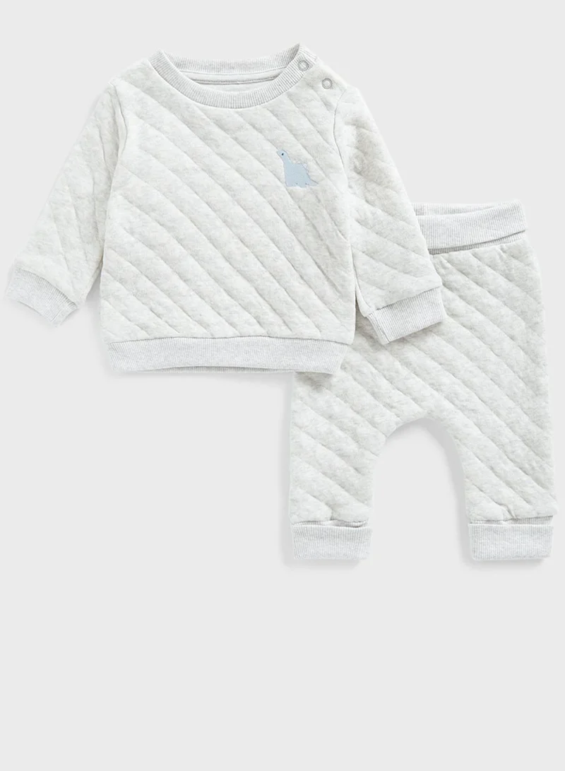 mothercare Dinosaur Quilted Jog Set