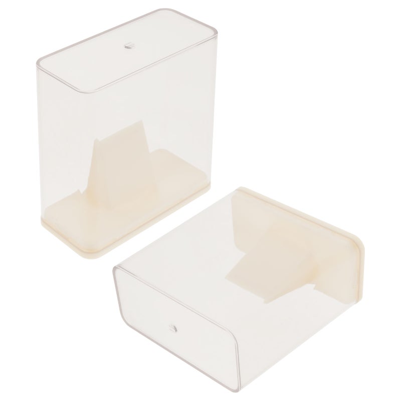 2Pcs Medal Storage Display Case with Elegant Creamy Yellow Pet Frame for Award Medal Organization - Image 4
