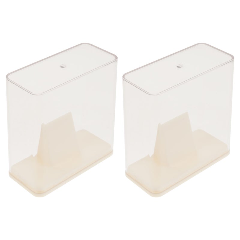 2Pcs Medal Storage Display Case with Elegant Creamy Yellow Pet Frame for Award Medal Organization - Image 3