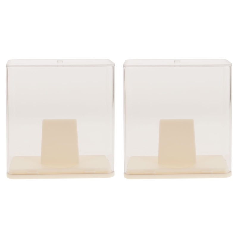 2Pcs Medal Storage Display Case with Elegant Creamy Yellow Pet Frame for Award Medal Organization - Image 1