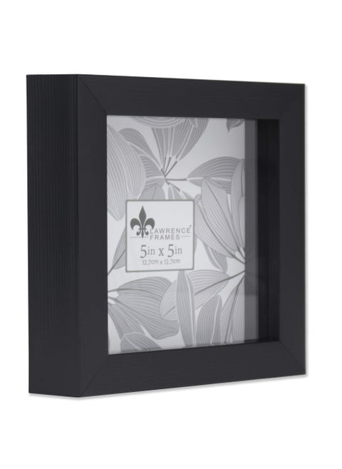 Lawrence Frames 785055 Shadow Box Frame 5x5 Black