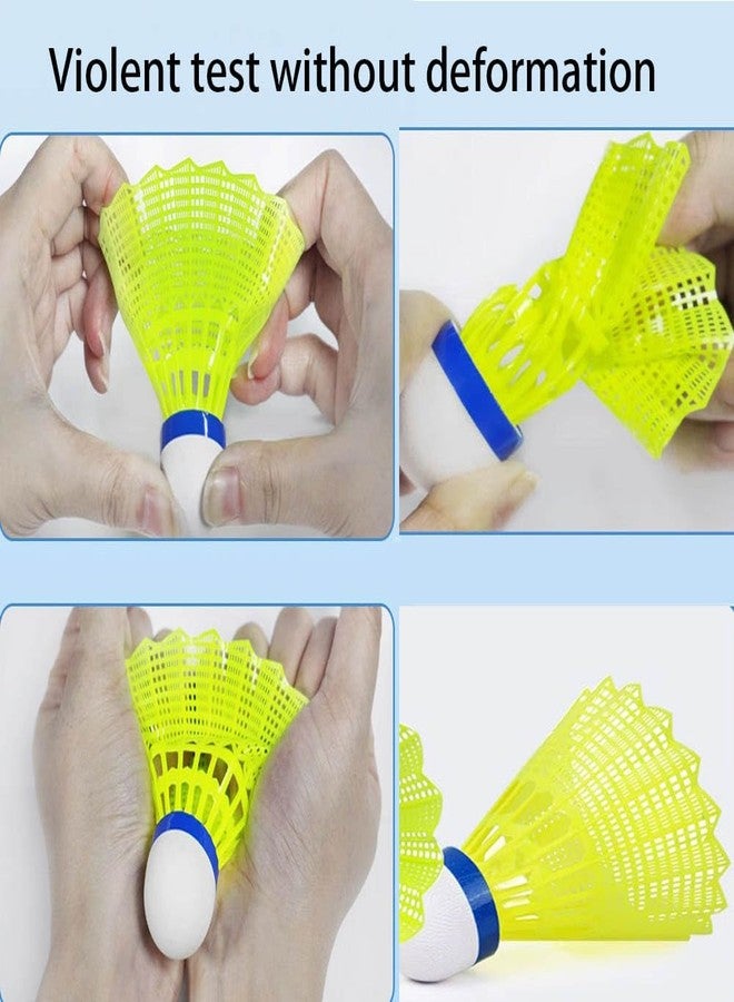 ZHENAN 6 Pack Durable Nylon Badminton Shuttlecocks Badminton Birdie Balls with Great Stability and Durability,Shuttlecock Indoor Outdoor Sports Hight Speed Training (6) - Image 2
