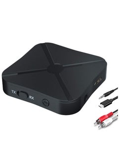 Y&D Bluetooth 5.0 Audio Transmitter Receiver, 2 in 1 Wireless Adapter Suitable for PC TV Headphones Soundbar Car Loudspeaker MP3 Home Stereo System  - Image 1