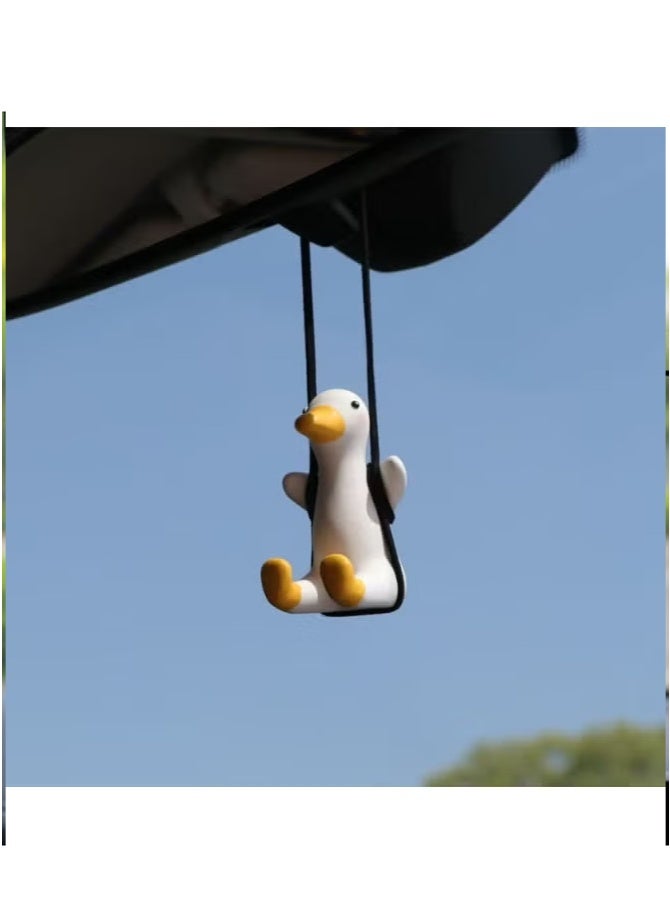 nookly Duck Design Car Hanging Ornament, Cute Car Decoration, Cool Interior Accessory for Rearview Mirror - Image 3