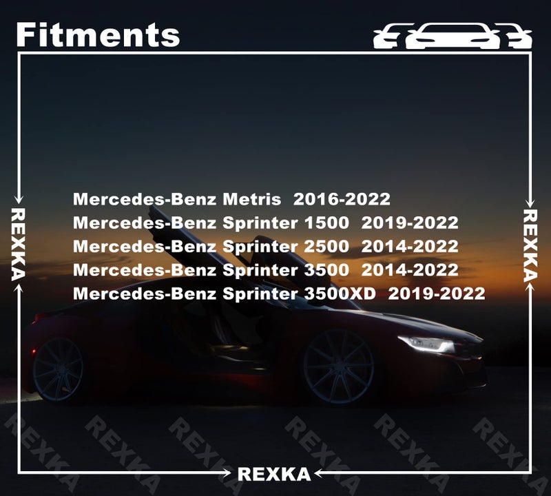 Rexka Gray Nylon Headliner Retainer Clips Compatible with Mercedes 008-988-09-78 Metris, Sprinter 2500, 3500 2010-2017 (Pack of 25) - Image 3