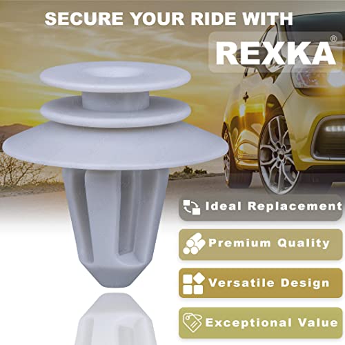 Rexka Gray Nylon Headliner Retainer Clips Compatible with Mercedes 008-988-09-78 Metris, Sprinter 2500, 3500 2010-2017 (Pack of 25) - Image 4