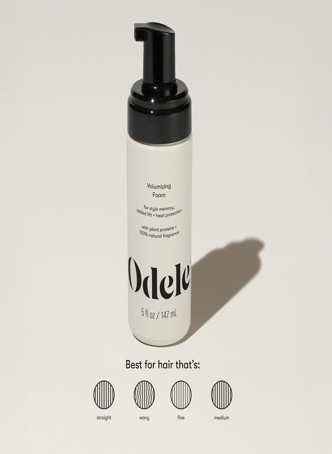 Odele Volumizing Foam Hair Styler for Heat Protection, Added Lift, and Straight to Wavy or Fine to Medium Hair Types, 5 Fl Oz - Image 3