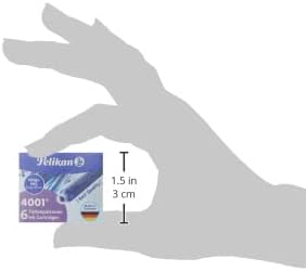 Pelikan 4001 TP/6 Ink Cartridges for Fountain Pens, Royal Blue, 0.8ml, 6-Pcs Pack (301176) - Image 2