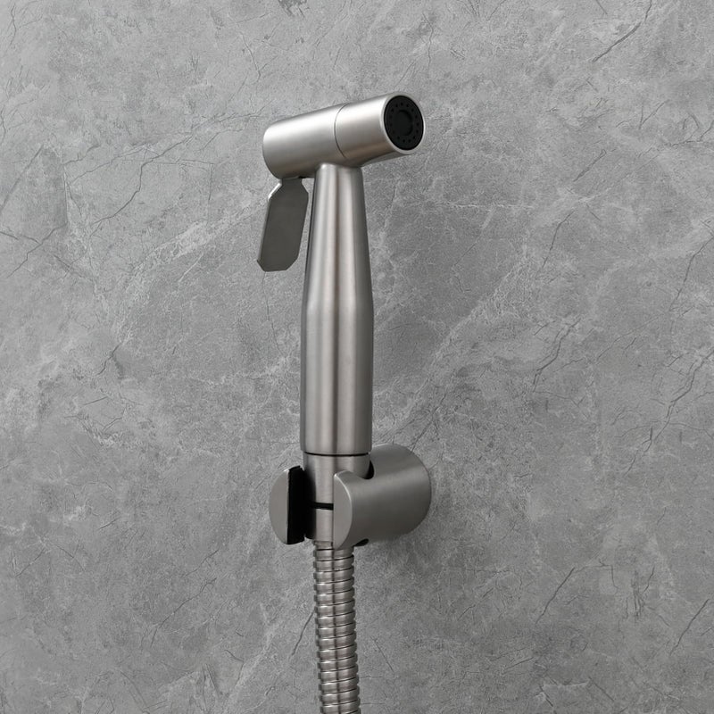 CIENCIA Tecmolog Hand Held Bidet Sprayer Stainless Steel Shattaf for Toilet, Brushed Nickel Bidet Sprayer Head Only, WS024 - Image 5