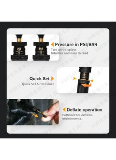 Starwell 4 Pcs,Adjustable Auto-Stop Tire Deflator Valve Kit (10-30 PSI) Screw-on Tyre Air Down Tool for Offroad 4x4,Adjustable for Vehicles, Motorcycle, Car, Truck  - Image 5