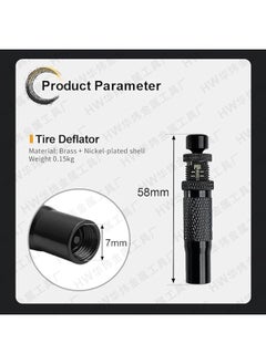 Starwell 4 Pcs,Adjustable Auto-Stop Tire Deflator Valve Kit (10-30 PSI) Screw-on Tyre Air Down Tool for Offroad 4x4,Adjustable for Vehicles, Motorcycle, Car, Truck  - Image 3