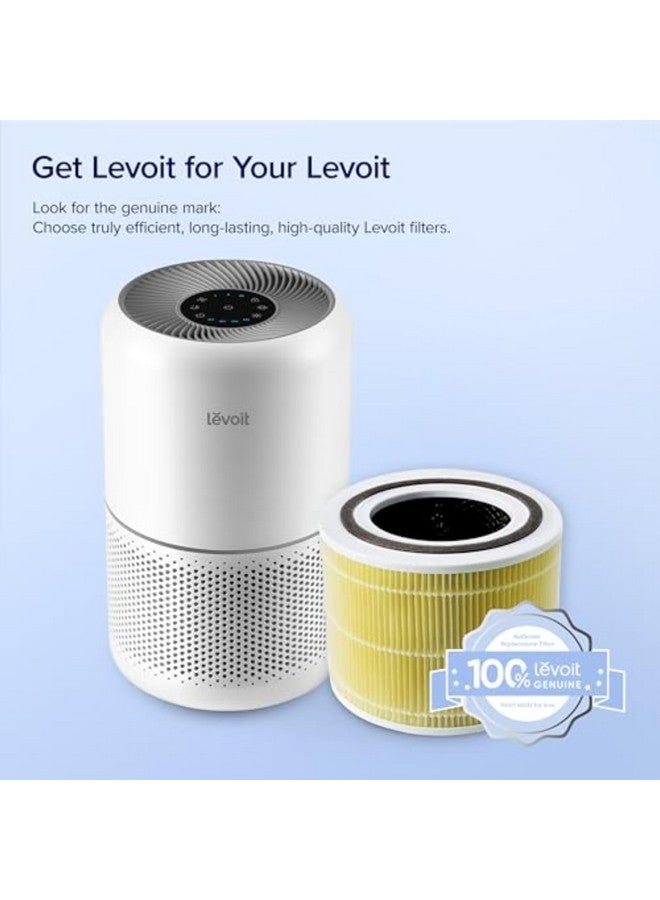 LEVOIT LEVOIT Core 300-P Replacement Filter Air Purifier Pet Allergy, Genuine Core300S-P Filters, Supports HEPA Sleep Mode, High-Efficiency Activated Carbon, Core 300-RF-PA, Yellow, 1 Pack - Image 5