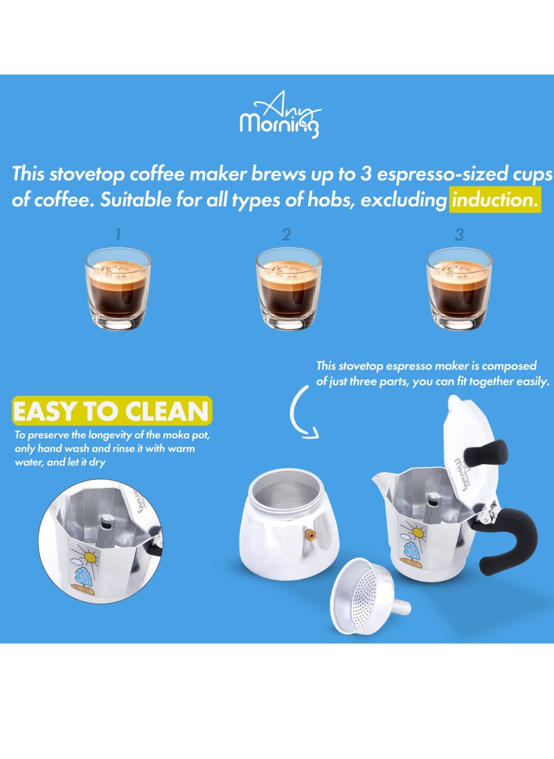 Any Morning - Any Morning Hes-3 Espresso Maker 120 ML - Image 1