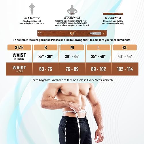 Mytra Fusion Gym Belt quality adjustable steel Lever Buckle Weight Lifting Leather Deadlifts Olympic Powerlifting Bodybuilding Fitness Workout Training Mytra Fusion heavy lifts competition mens women maximum back support intense stability secure tight fit squat Powrlifting Powelifting Weightlfting Gymbelts Squatbeltz Deadlifttbelt - Image 4