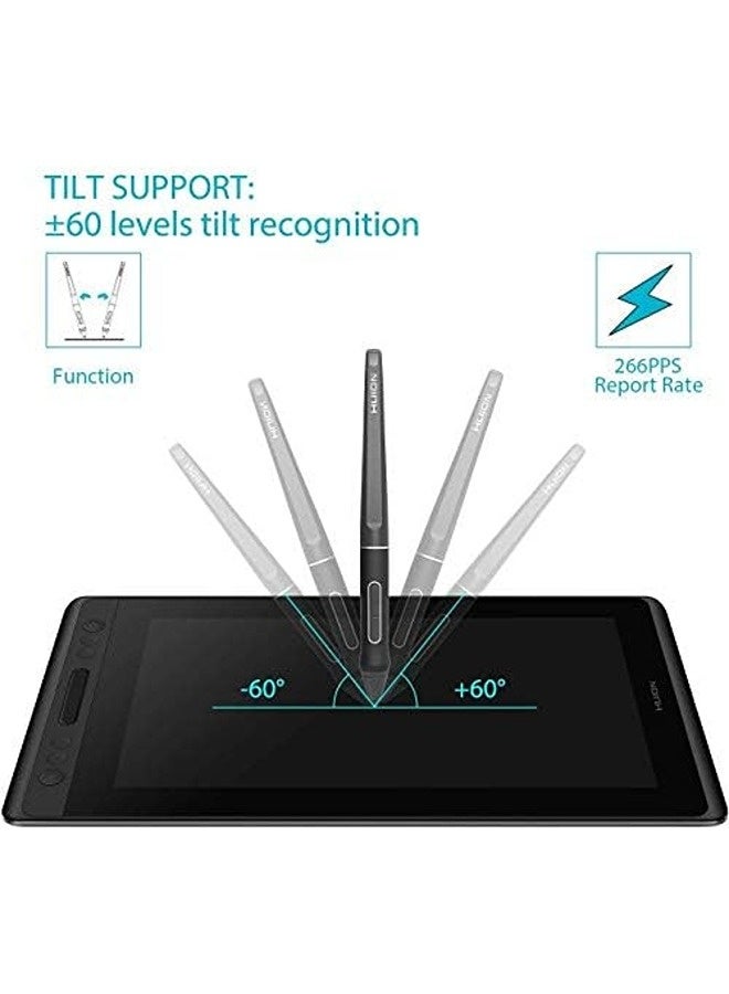 HUION Kamvas Pro 12 Graphic Tablet with Screen | 11.6" Full-Laminated Pen Display, Battery-Free Stylus with 8192 Pressure Levels, Tilt Function - Image 4