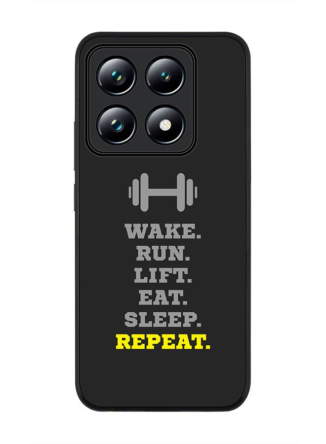 Stylizedd For Xiaomi 14T pro Case,Slim fit Camera Protection, Shockproof Thin Phone cover - Routine (Grey) - Image 1