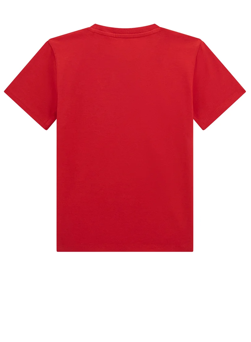 GUESS Kids Logo Crew Neck T-Shirt