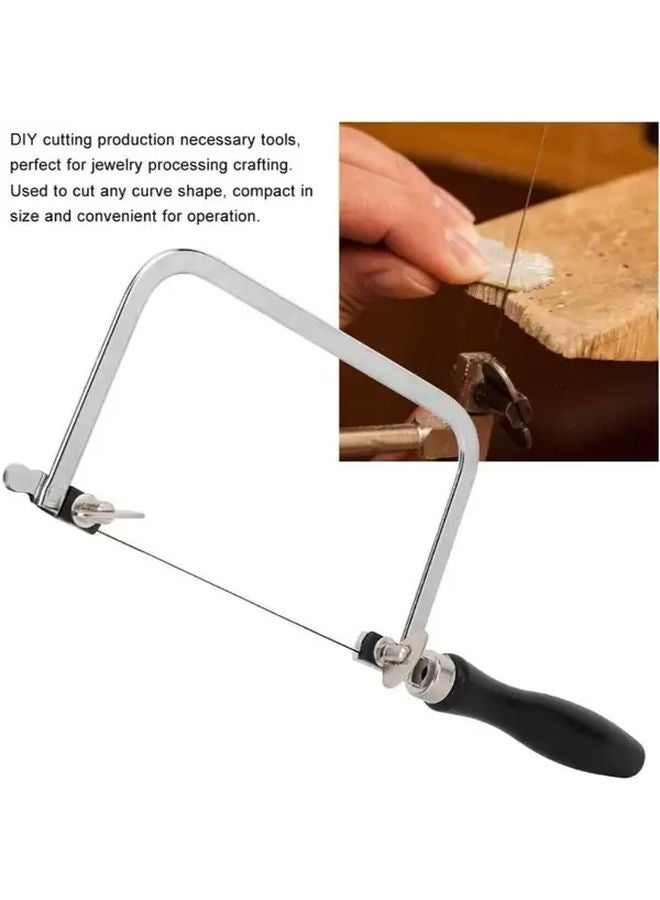 Black Jewelry Saw And Blade Portable U Shaped Handle For Jewelry Engraving Crafting - Image 5