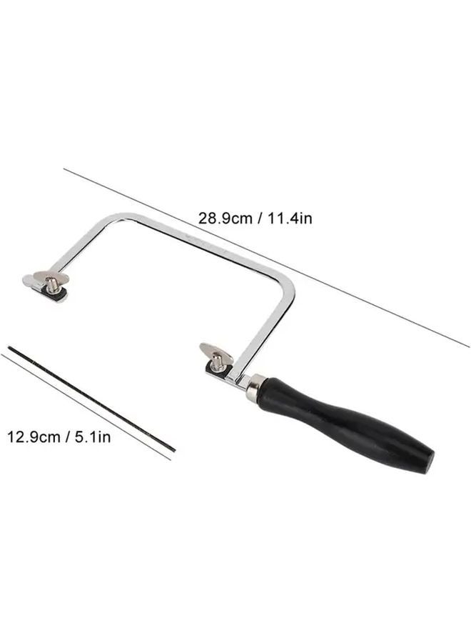 Black Jewelry Saw And Blade Portable U Shaped Handle For Jewelry Engraving Crafting - Image 4