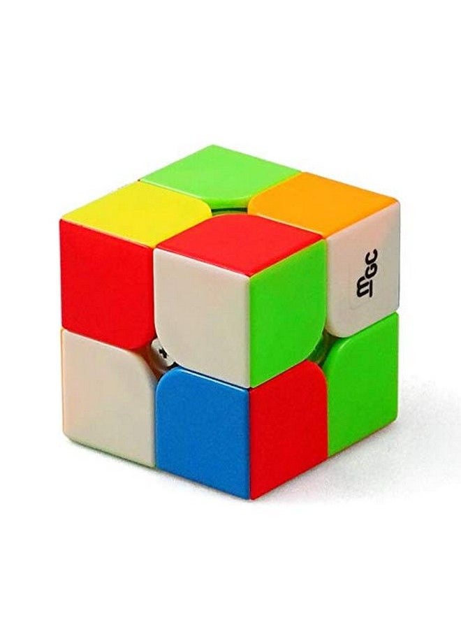 Yj Mgc 2X2 M Stickerless Speed Cube Yj Mgc Magnetic 2X2X2 Cube Puzzle