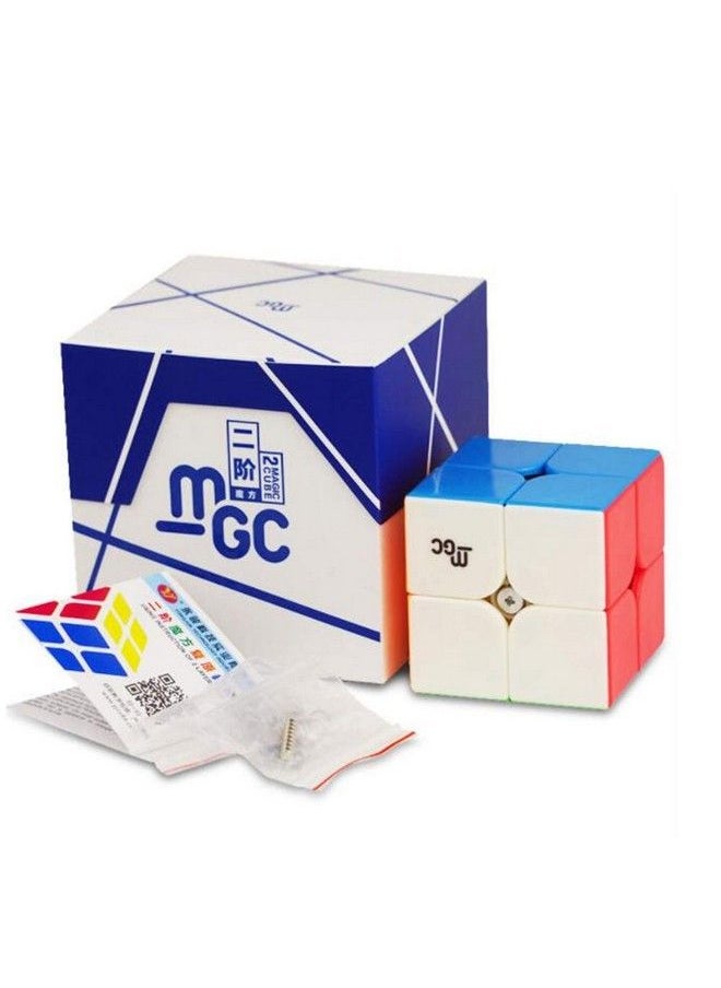 Yj Mgc 2X2 M Stickerless Speed Cube Yj Mgc Magnetic 2X2X2 Cube Puzzle