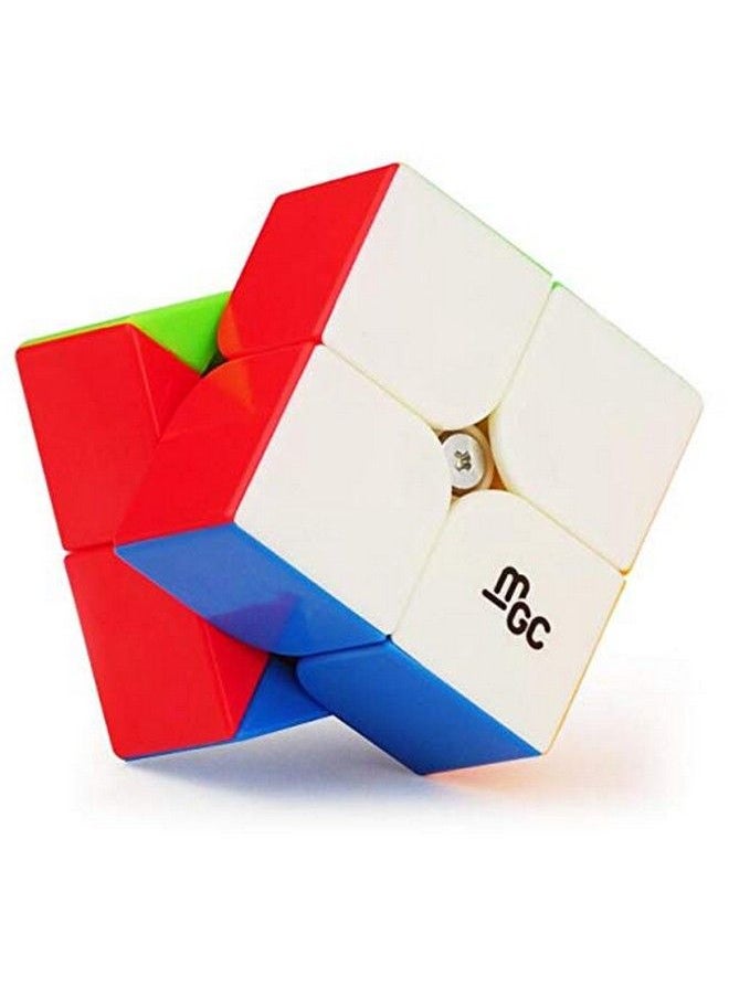 Yj Mgc 2X2 M Stickerless Speed Cube Yj Mgc Magnetic 2X2X2 Cube Puzzle