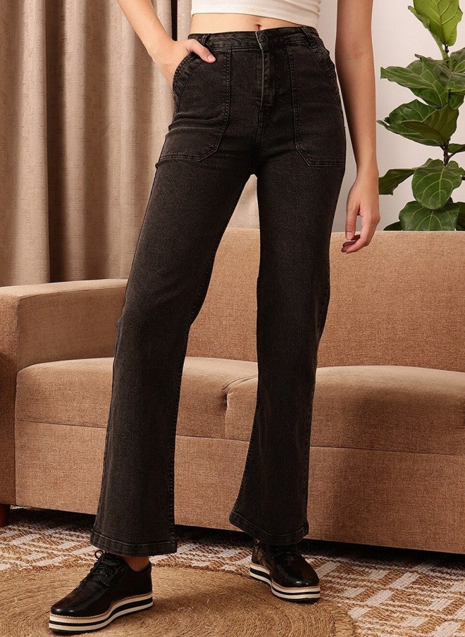 STREET 9 Comfort Bootcut High-Rise Jeans for Women - Image 1