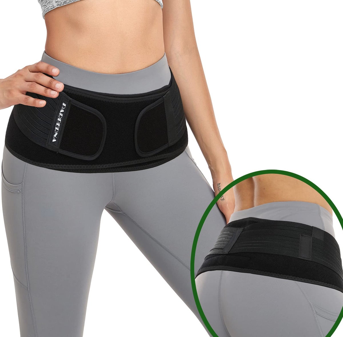 Parperna PARPERNA Sacroiliac SI Hip Belt for Women Men SI Joint Hip Belt Lower ...