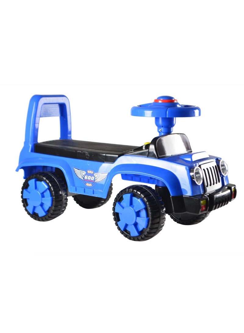 Kiko Ride On Car With Music-Blue