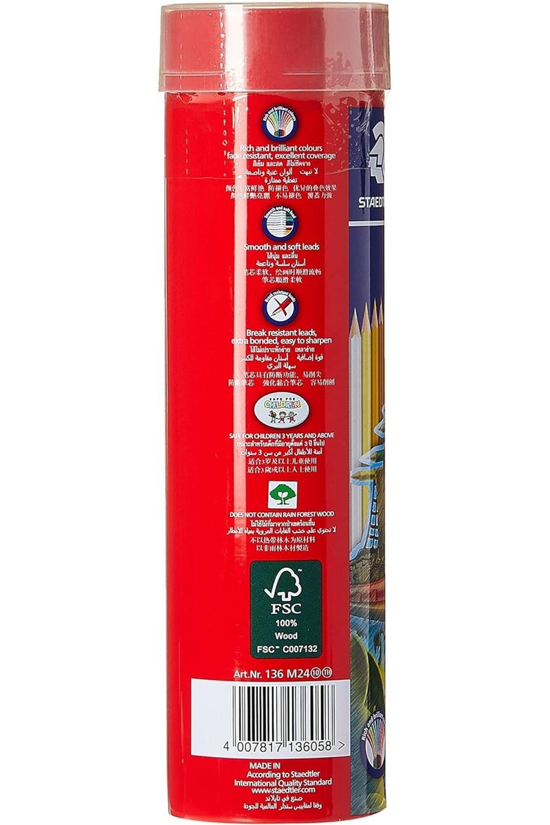 STAEDTLER Luna Colouring Pencils Cylinder 24 Colors - Image 2