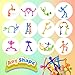 LESONG Quiet Fidget Toys for Kids 12 Pack Bendable Sensory Toys with Suction Cups Fidget Toys for Autism ADHD Calming Classroom Travel Easter Gifts for Kids - Image 4