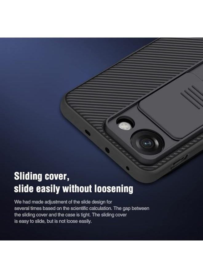 BGM - Fegishilly Compatible with Oneplus Nord 3 5G Case with Camera Cover [Built-in Slide Camera Lens Protection] CamShield Slim Fit Thin Shockproof Cover for Oneplus Nord 3 5G (Blue) - Image 1