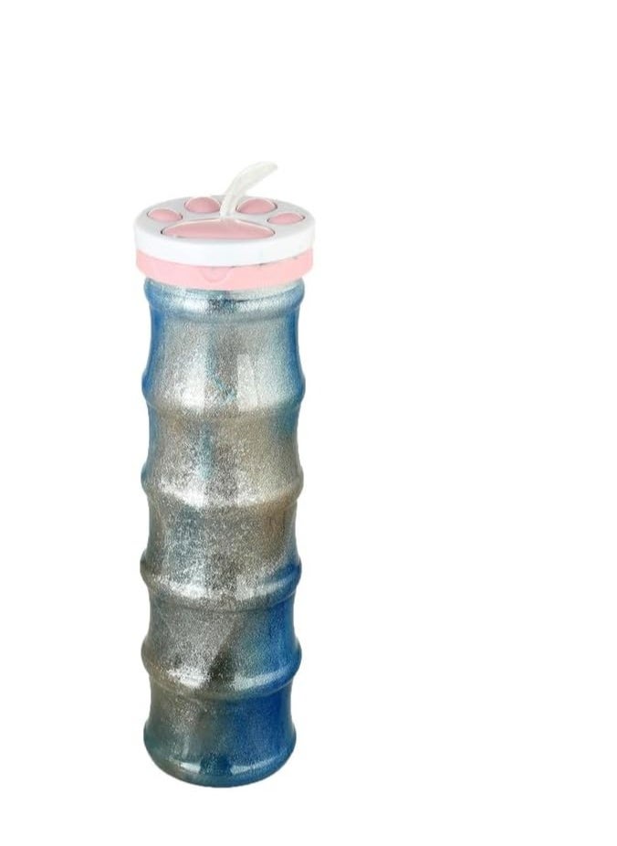 Slime Bottle with Animal Print Cap for Kids - Multi Color 