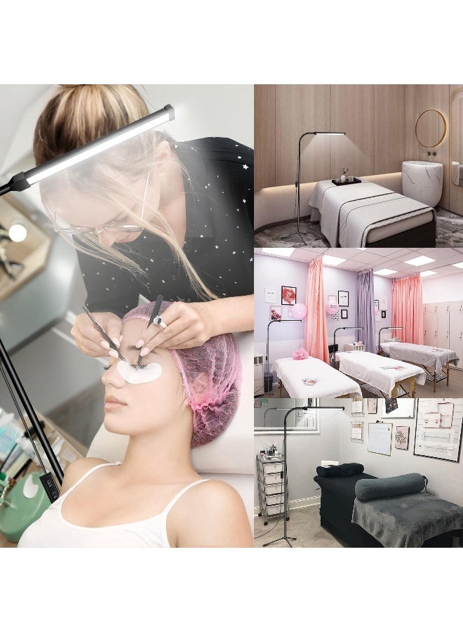 Ebest Led Floor Lamp for eyelash extensions Standing light Floor Lamps for Office Standing Lamp Brightness eyelash lamp tattoo Light Eye Caring Reading lamp for Bedroom makeup light lash light extension - Image 2