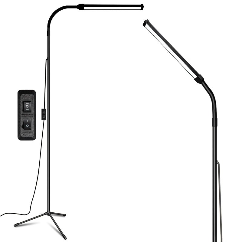 Ebest Led Floor Lamp for eyelash extensions Standing light Floor Lamps for Office Standing Lamp Brightness eyelash lamp tattoo Light Eye Caring Reading lamp for Bedroom makeup light lash light extension - Image 1