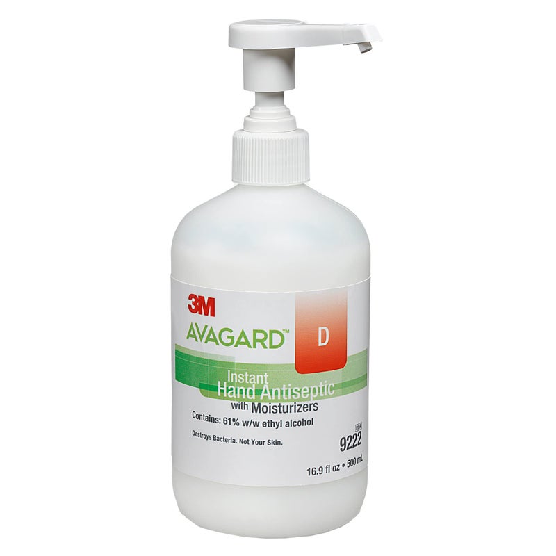 3M Avagard D 3M Healthcare Sanitizer Hand Gel with Moisturizer, 16.9 Fluid Ounce, White (9222) - Image 1